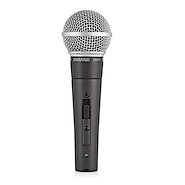 SHURE SM58S Microfono | Dinamico | Cardioide | ideal p/voces | c/ switch