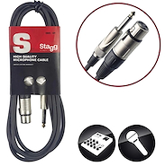 STAGG SMC6XP Cable CANON-PLUG standard 6mm. - 6 mts.
