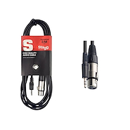 STAGG SAC3MPSXF Cable CANON-MINI PLUG - 3 mts.