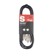 STAGG STC3C Cable 2 Rca Macho - 2 Rca Macho 3 Metros