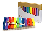 STAGG XYLOJ12 XILOFON STAGG DE MADERA 12 NOTAS DE COLORES-CON GOLPEADOR