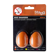 STAGG SEG2OR Huevos Rítmicos (Par=2) COLOR NARANJA - 40 Gramos - Blister