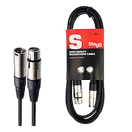 STAGG SMC10 Cable CANON-CANON standard 6mm. - 10 mts.