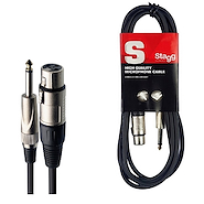 STAGG SMC10XP Cable CANON-PLUG standard 6mm. - 10 mts.