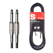 STAGG SGC10 Cable PLUG-PLUG PRO standard 6mm. - 10 mts.