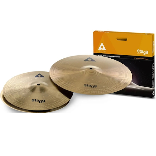 STAGG AXASET SET DE PLATILLOS STAGG INCLUYE HI HAT 13