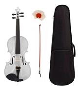STRADELLA MV141144WH VIOLIN 4/4 BLANCO-TAPA PINO MACIZA-AROS Y FONDO MA