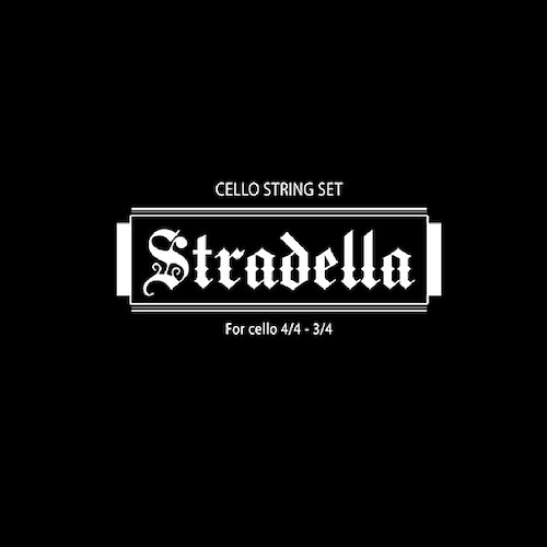 STRADELLA SCELLO ENCORDADO CUERDA DE CELLO SET (Incluye 1era y 2da cuerda de