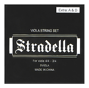 STRADELLA SVIOLA ENCORDADO CUERDA DE VIOLA SET (Incluye 1era y 2da cuerda de