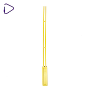 TONKA PLGCAS2D YW Baqueta / Golpeador caseta de 2 dientes. Amarillo