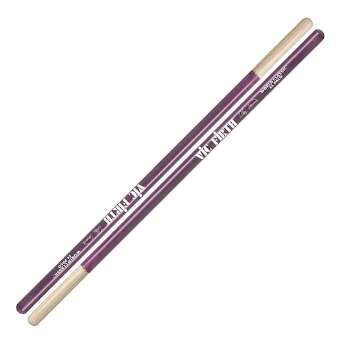 VIC FIRTH SAA2 World Classic PALILLOS Serie Autografiados/Alex Acuna El Palo purpura