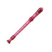 YAMAHA YRS20G P Flauta Dulce Soprano. Material plástico. Rosa