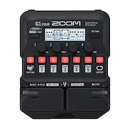ZOOM G1 FOUR Pedalera Multiefecto | Para Guitarra | 70 efect | Efec simul