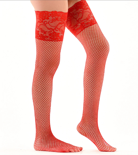 ERO-A086 MEDIAS DE RED CON PUNTILLA ANCHA