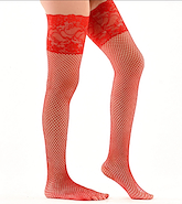 ERO-A086 MEDIAS DE RED CON PUNTILLA ANCHA