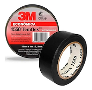 Cinta Aisladora 3M 18Mm*20M Temflex 1550 Amarilla