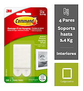Tiras Doble Faz 3M Medianas X 4 Command 17201