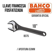Llave Ajustable Bahco Ergo 8075-18"