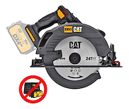 Sierra Circular Cat 18V 1400W 185Mm 5500Rpm S/Carg Y Bat. Ca