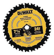 Disco Sierra Dewalt  7 1/4 X 24 dientes