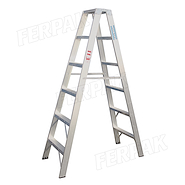 Escalera Ferpack Tijera Doble Para Electricidad 5 Peldaños -