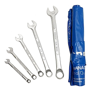 Juego Llave Combinada Gedore 5 Piezas 6-17 Mm Funda Plastica