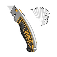 Cutter Trapezoidal Ingco 6 Hojas 61x19mm HUK6128