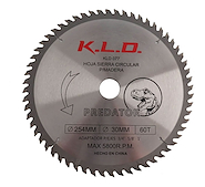 Hoja De Sierra Circular 10 X 60 Dientes Widia Kld