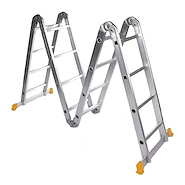 Escalera Lusqtoff Aluminio Articulada Plegable 4.70m LE400