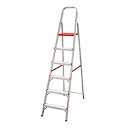 Escalera Hogareña Lusqtoff 6 Esca 1.70mts Aluminio ESL191-76