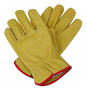 Guante Vaqueta Americano Amarillo X 12 Puño Corto Iram