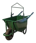 Carro 90Lts Ch16 Rebatible C/Gancho Izaje 1 Rueda - Mr-Ml