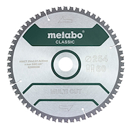 Hoja De Sierra Multi Cut Classic Metabo 254Mm 60D Ft/Tz