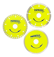 Set 3 Discos Diamantados 115Mm Segmentado Turbo Continuo