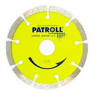 Disco Patroll Segmentado De 115 Mm Linea Amarilla