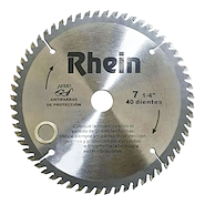 Hoja De Sierra Rhein 7 1/4" 40Dts - Rhes740