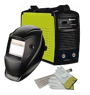 Soldadora 200 Amp + Mascara + Descarne + Electrodos
