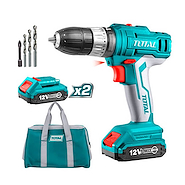 Taladro Percutor Inalambrico Total 12V Tidli1222