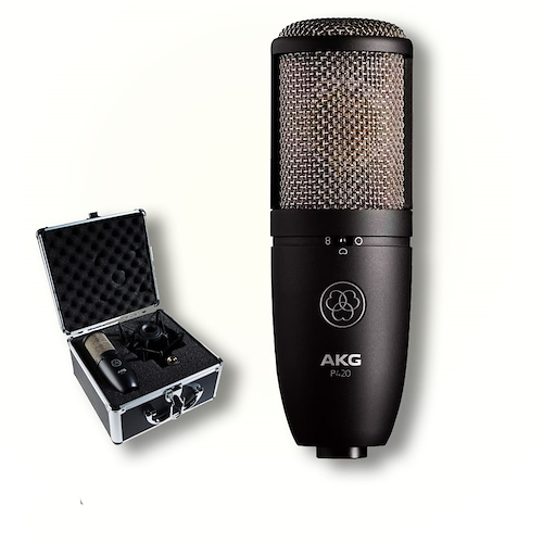 MICROFONO CONDENSER MULTIPATRÓN RESPUES FRECU 20-20000 HZ AKG P420