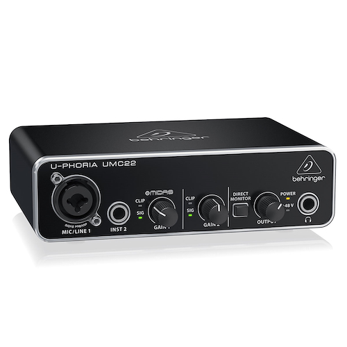 Interfaz De Audio Usb 2 In 2 Out BEHRINGER UMC22