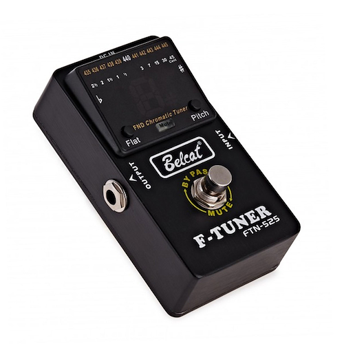 PEDAL AFINADOR CROMATICO METALICO, T/PEDAL, AFINACION AJ BELCAT ROSS FTN-525