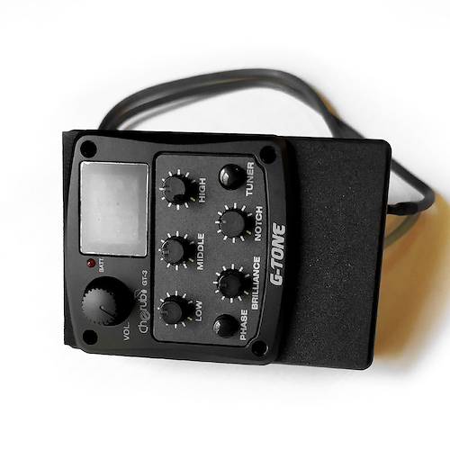 Preamplificador Guitarra Con Ecualizador, Brillo y Afinador CHERUB GT-3