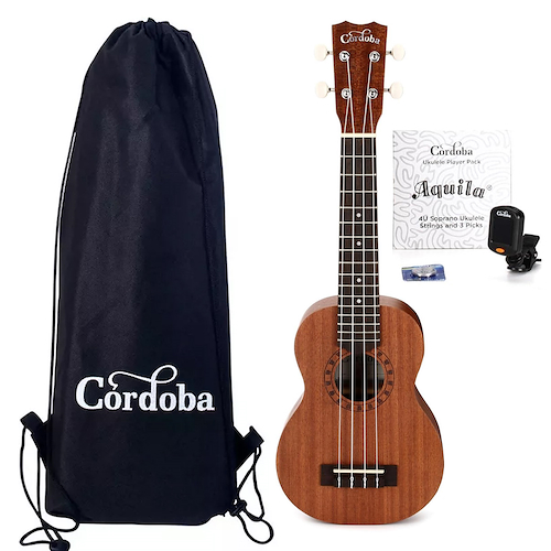 Ukelele Soprano Kit Completo CORDOBA UP1S PLAYER PACK