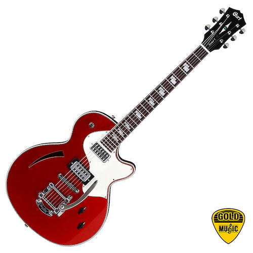 Guitarra Electrica Hollow Body Candy Apple Red CORT SUNSET-1CAR