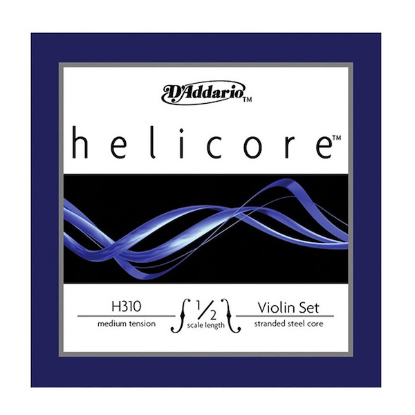 Encordado Violin 1/2 Helicore Violin Tensión Med DADDARIO Orchestral H310 1/2M