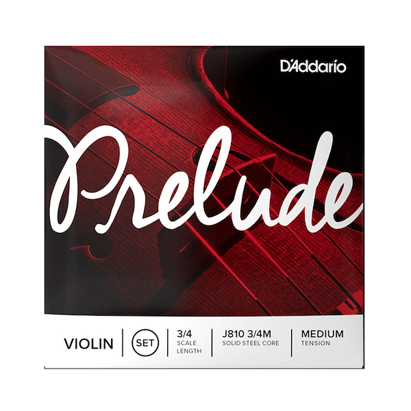 Encordado Violin 3/4 Prelude Violin Tensión Media DADDARIO Orchestral J810 3/4 M