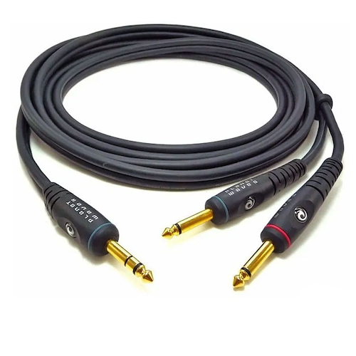 Cable Plug Stereo 2 Plug Mono 1.5 M DADDARIO Planet Waves PW-INS-05
