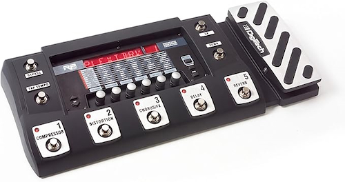 Pedalera P/ Guit; 100+100 Presets; 5 Switch; Usb + Ped Exp; DIGITECH RP-500