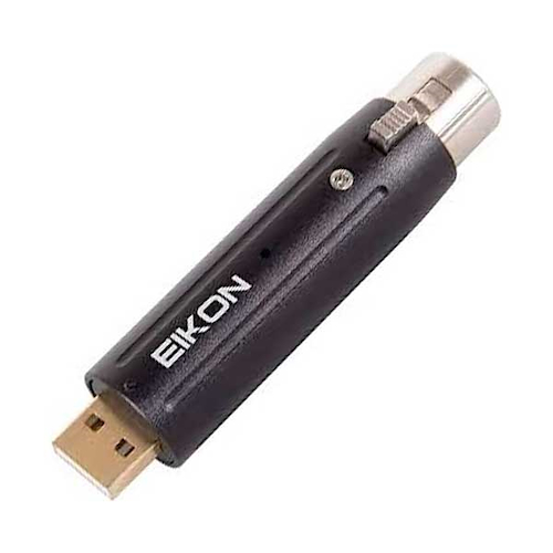 Interface De Audio USB Portatil Para Microfonos XLR EIKON EKUSBX1