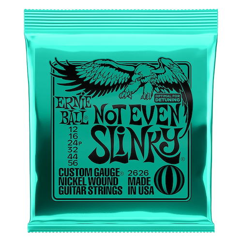 Encordado Guitarra Electrica Not Even Slinky Hibrido 12-56 ERNIE BALL P02626